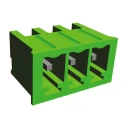 TE Connectivity Buchanan Series Pluggable Terminal Block 3-Contact 3.81 mm Pitch 1 Row 300V 11A 284517-3