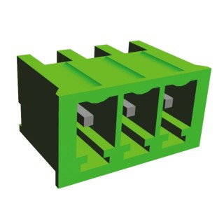 TE Connectivity Buchanan Series Pluggable Terminal Block 3-Contact 3.81 mm Pitch 1 Row 300V 11A 284517-3