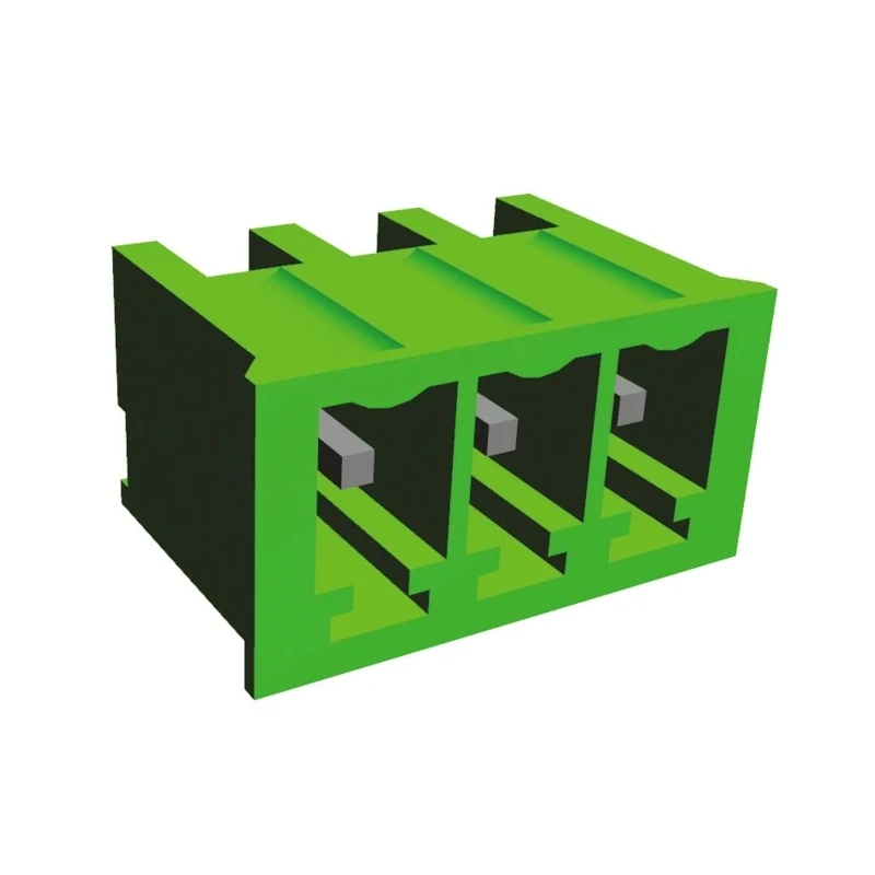 TE Connectivity Buchanan Series Pluggable Terminal Block 3-Contact 3.81 mm Pitch 1 Row 300V 11A 284517-3