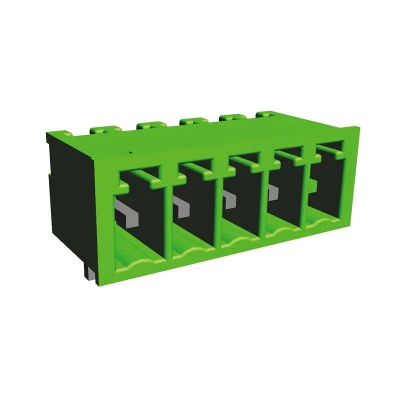 TE Connectivity Pluggable Terminal Block 5-Contact 3.5 mm Pitch 300V AC 11A Polymer Housing 284512-5