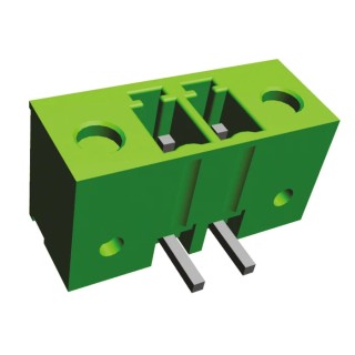 TE Connectivity Buchanan Series Pluggable Terminal Block, 2-Contact, 3.81 mm Pitch, 1 Row, Green Polyamide Housing 284541-2