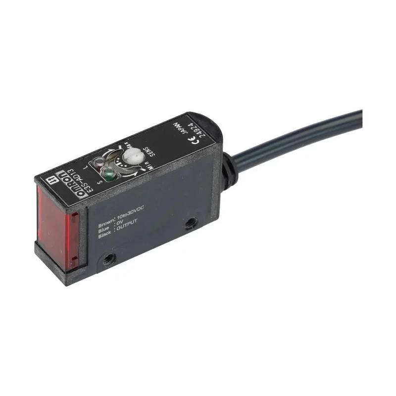 Omron Diffuse Photoelectric Sensor Block Sensor 100 mm Detection Range NPN Output IP67 E3S-AD13