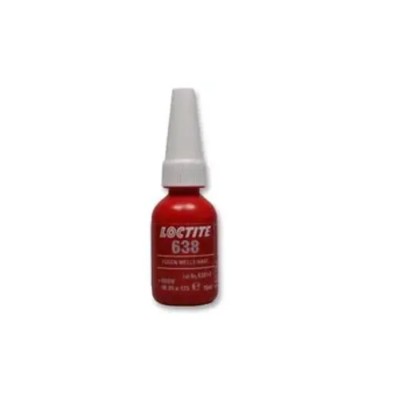 Loctite High Strength Retaining Compound Liquid Bottle 10 ml, Urethane Methacrylate, Operating Temperature -55°C Loctite 638