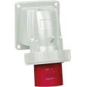 Legrand Red Wall Mount Industrial Power Connector 16A 415V IP66 IP67 3P+PE P17 Tempra Pro 0 568 07