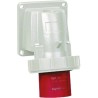 Legrand Red Wall Mount Industrial Power Connector 16A 415V IP66 IP67 3P+PE P17 Tempra Pro 0 568 07