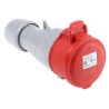 Legrand Industrial Power Connector Rated At 16A 415V IP44 Red Cable Mount P17 Tempra Pro