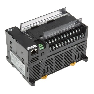 Omron CP1L-EM Series Programmable Logic Controller CPU 24 Digital Inputs, DC Input, 16 PNP Outputs 