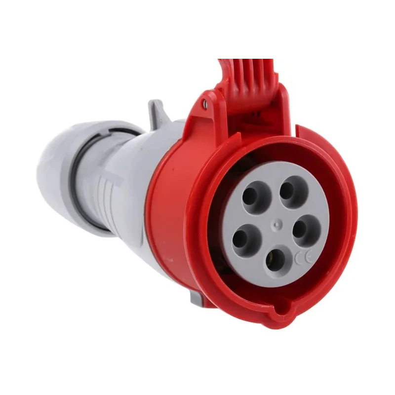 Legrand Industrial Power Connector Rated At 16A 415V IP44 Red Cable Mount P17 Tempra Pro 