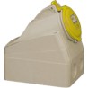 Legrand Wall Mount Industrial Power Connector Yellow, 16A, 110V, IP44, Polyamide 6, P17 Tempra Pro IP44