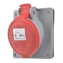 Legrand P17 Tempra Pro Panel Mount Industrial Power Connector 16A 415V IP44 Red 