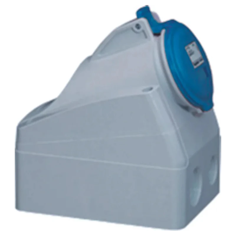 Legrand Industrial Power Connector 32A 230V IP44 Blue Wall Mount Screw Terminal 3P+PE P17 Tempra Pro 