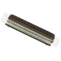 MH Connectors D-Sub Connector 15 Contacts Straight Cable Mount 2.77 mm Pitch Steel Housing Copper Alloy Contacts Gold MH105