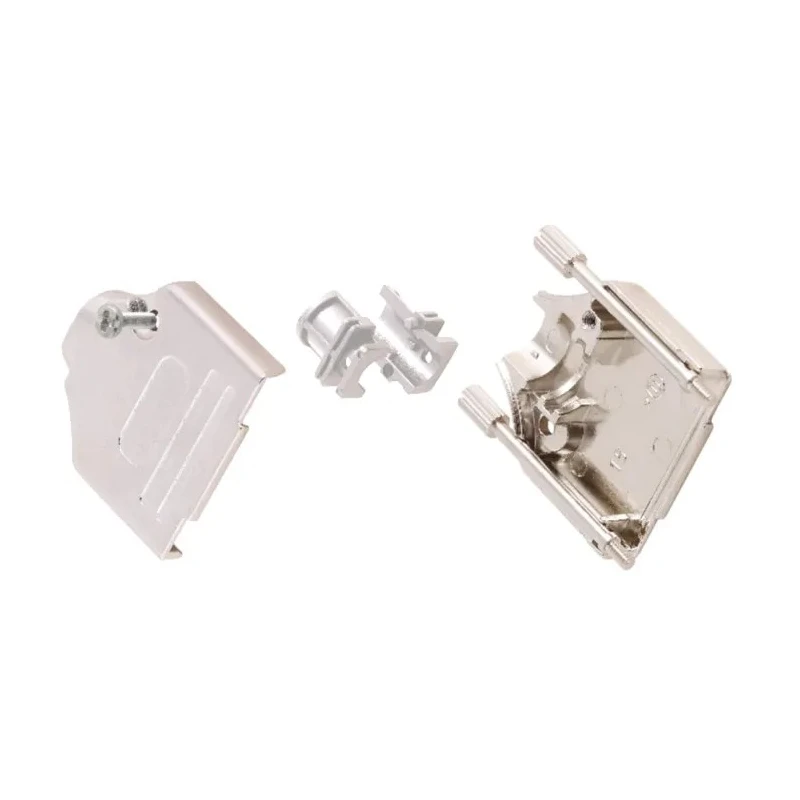 MH Connectors Zinc Nickel Plated Straight D-Sub Backshell 37 Contacts with Strain Relief MHDTZK37-RA-HI-K