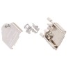 MH Connectors Zinc Nickel Plated Straight D-Sub Backshell 37 Contacts with Strain Relief MHDTZK37-RA-HI-K