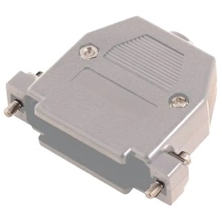 MH Connectors ABS Straight D-Sub Backshell 15 Way Strain Relief MHCCOV-15SC-LG