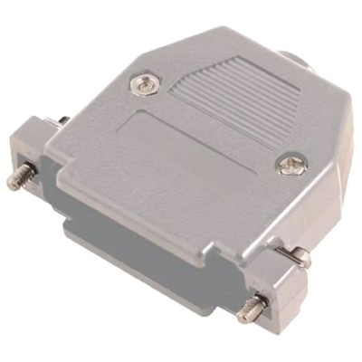 MH Connectors ABS Straight D-Sub Backshell 15 Way Strain Relief MHCCOV-15SC-LG