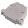 MH Connectors ABS Straight D-Sub Backshell 15 Way Strain Relief MHCCOV-15SC-LG