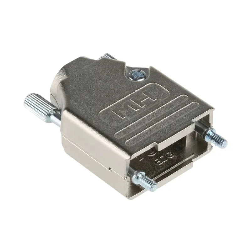 MH Connectors Zinc Nickel Plated Straight D-Sub Backshell 9 Way Strain Relief MHDTZK9-RA-K