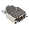 MH Connectors Zinc Nickel Plated Straight D-Sub Backshell 9 Way Strain Relief MHDTZK9-RA-K