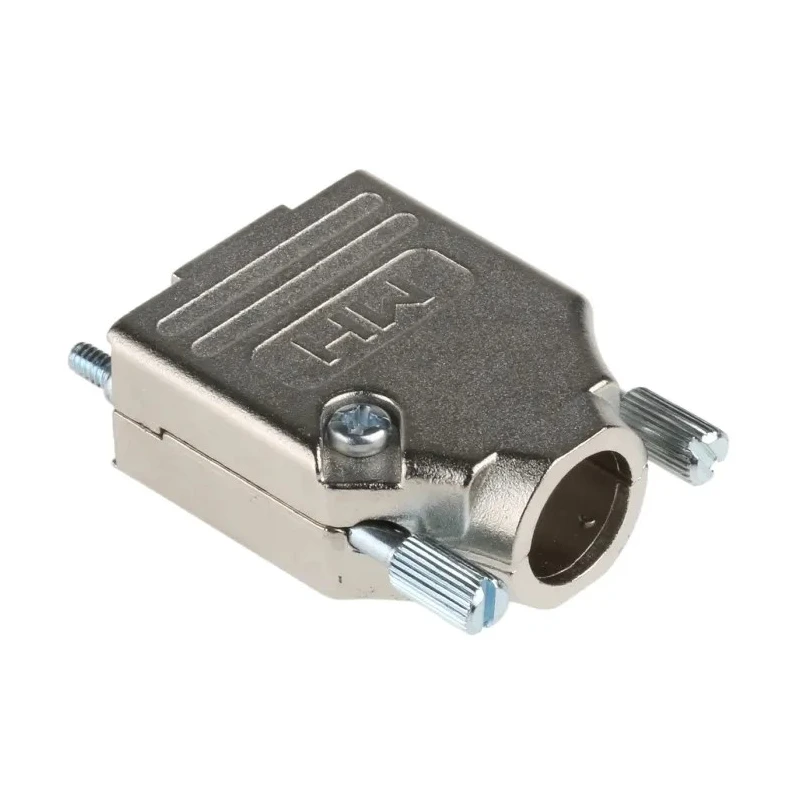 MH Connectors Zinc Nickel Plated Straight D-Sub Backshell 9 Way Strain Relief MHDTZK9-RA-K