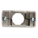 MH Connectors Zinc Nickel Plated Straight D-Sub Backshell 9 Way Strain Relief MHDTZK9-RA-K