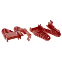 MH Connectors RJ45 Connector Boot Red for Use with RJ45 Connectors MHRJ45SRB-RET-R