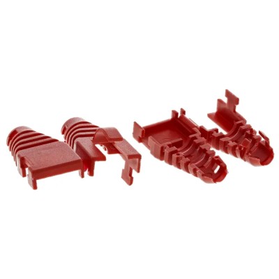 MH Connectors RJ45 Connector Boot Red for Use with RJ45 Connectors MHRJ45SRB-RET-R