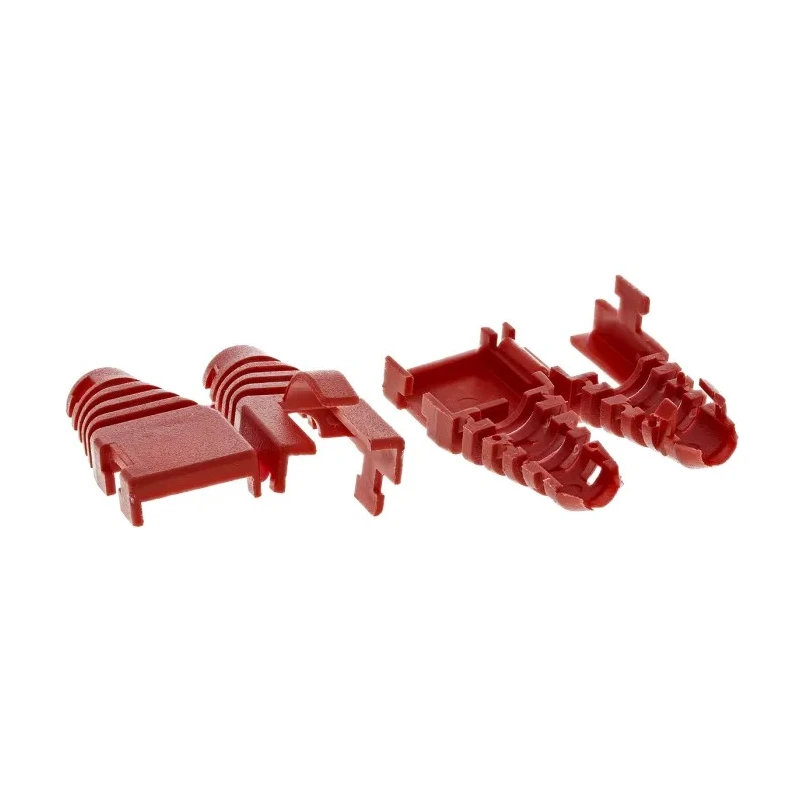 MH Connectors RJ45 Connector Boot Red for Use with RJ45 Connectors MHRJ45SRB-RET-R