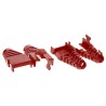 MH Connectors RJ45 Connector Boot Red for Use with RJ45 Connectors MHRJ45SRB-RET-R