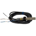 Omron Threaded Barrel Capacitive Proximity Sensor M12 x 1, 4mm Detection Range, PNP Output, 200mA, 30V DC, 220V AC E2K-X4MF1