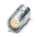 Phoenix Contact Industrial Circular Connector Cable Mount, 12 Contacts, Male Plug, M23, IP67, Solder Termination 1619709