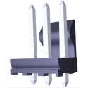 Molex KK 396 Series Straight Through Hole Pin Header 3 Contact 3.96 mm Pitch 1 Row Unshrouded 171813-3003
