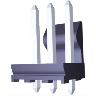 Molex KK 396 Series Straight Through Hole Pin Header 3 Contact 3.96 mm Pitch 1 Row Unshrouded 171813-3003