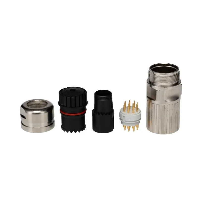 Phoenix Contact Circular Connector Cable Mount Male Plug 12 Contacts 150V 8A IP67 CA-12P Series 1619763