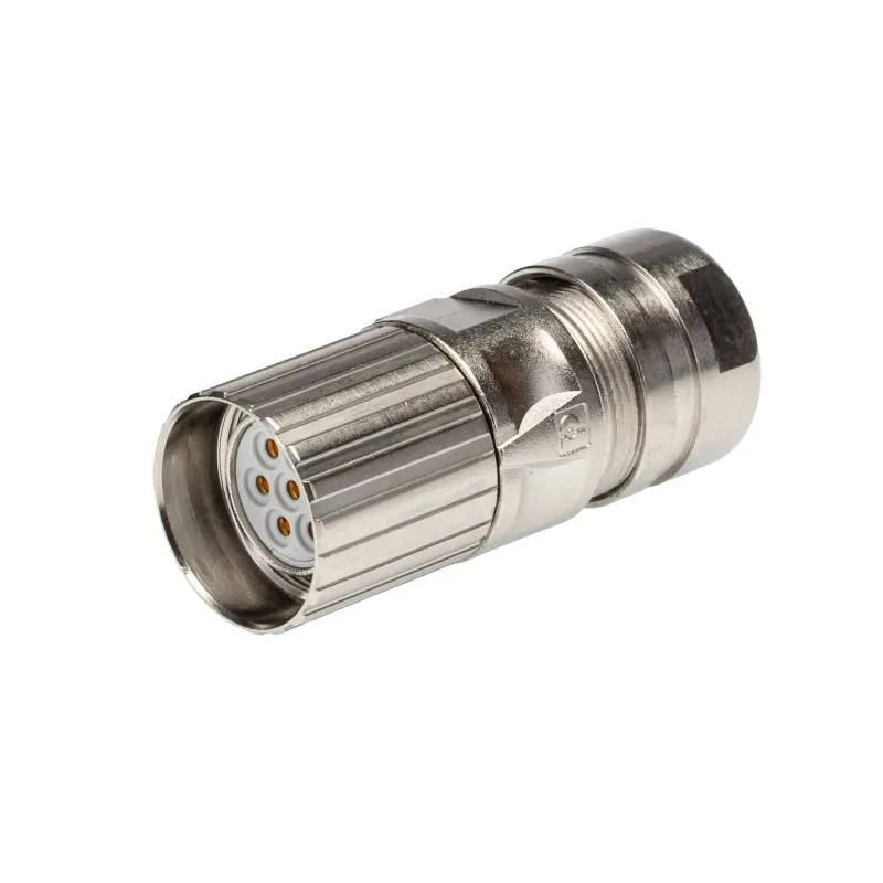 Phoenix Contact Industrial Circular Connector Cable Mount Socket Female 6 Contacts M23 20A 300V IP67 CA-6S Series 1619776