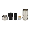 Phoenix Contact Industrial Circular Connector Cable Mount Socket Female 6 Contacts M23 20A 300V IP67 CA-6S Series 1619776