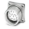 Phoenix Contact Industrial Circular Connector M23, 12 Contacts, Bulkhead Mount, Socket Female, IP67, 74 V, 8A 1619969