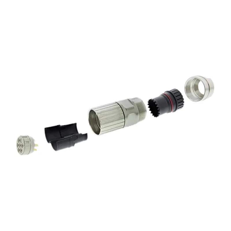 Phoenix Contact Industrial Circular Connector Socket, Female, 6 Contacts, Cable Mount, M23 Size, 20A, 150V, IP67 1619724