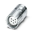 Phoenix Contact Industrial Circular Connector Socket, Female, 6 Contacts, Cable Mount, M23 Size, 20A, 150V, IP67 1619724