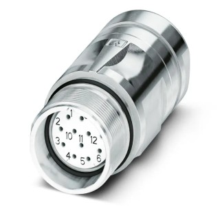 Phoenix Contact Circular Connector 19 Contacts Cable Mount M23 Socket Female IP67 74V 10A CA-19S Series 1620020