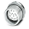 Phoenix Contact Circular Connector Bulkhead Mount, 12 Contacts, M23 Socket Female, IP67, 74V, 8A CA-12S Series 1619865