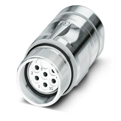 Phoenix Contact Circular Connector Cable Mount M23, Socket, Female, 6 Contacts, 74V, 20A, IP67, CA-6S Series 1620119