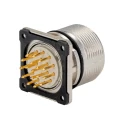 Phoenix Contact Industrial Circular Connector, 17 Contacts, Front Mount, M23 Size, Plug, Male, IP67, 48V AC, 8A 1619960