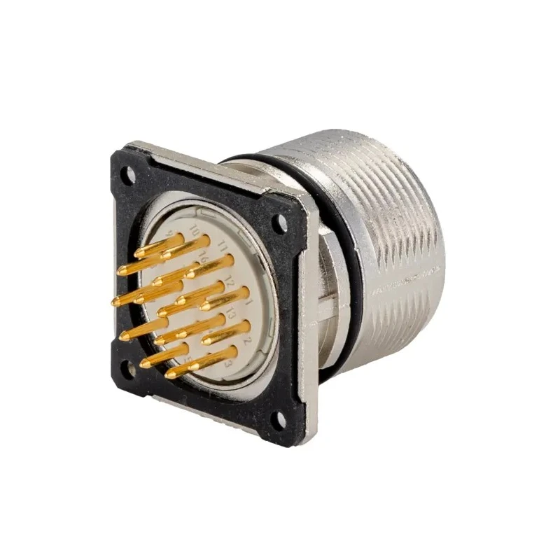 Phoenix Contact Industrial Circular Connector, 17 Contacts, Front Mount, M23 Size, Plug, Male, IP67, 48V AC, 8A 1619960