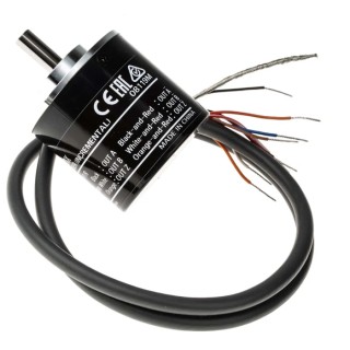 Omron E6B2 Series Incremental Encoder 5V DC, 1000 Pulses Per Revolution, Line Driver Output, Solid E6B2-CWZ1X 1000P/R 0.5M
