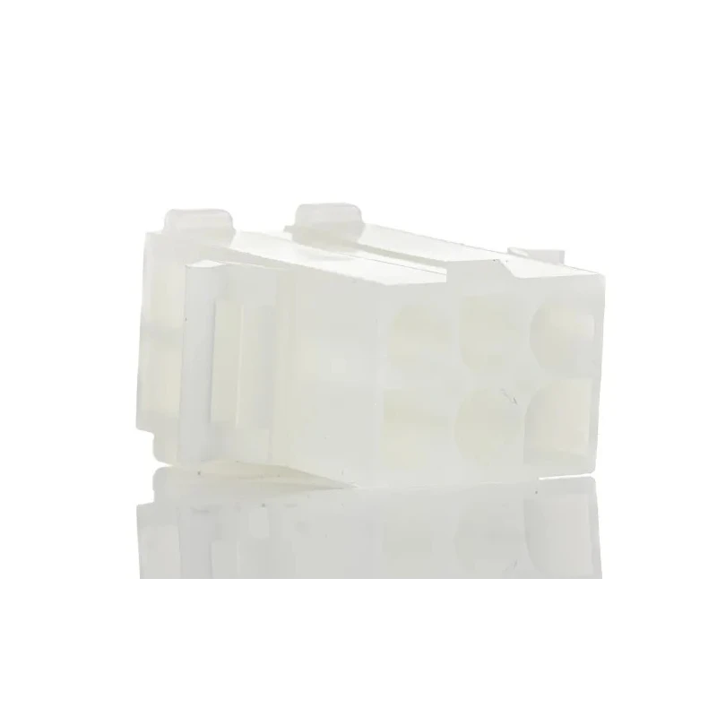 Molex STANDARD .093" Male Connector Housing 6 Way 2 Row 6.7 mm Pitch Panel Mount Nylon 19-09-2068