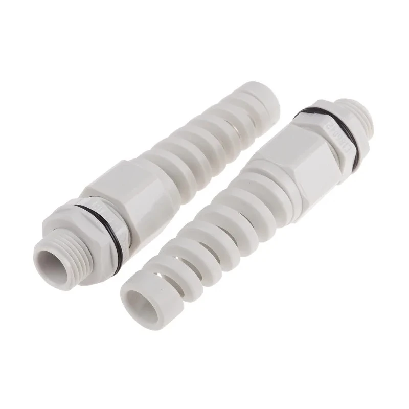 Alpha Wire Grey Polyamide 66 Cable Gland M16 Thread 5 mm Min. 10 mm Max. IP68 822-9625