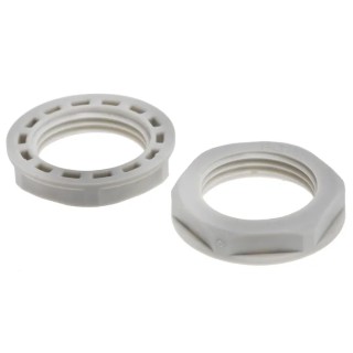 RS PRO Grey Polyamide 66 Cable Gland Locknut PG11 Thread IP68 PG11