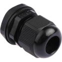 RS PRO Black Polyamide 66 Cable Gland, PG13.5 Thread, 6 mm Min. to 12 mm Max., IP68, Locknut Included 822-9672