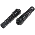 Alpha Wire Black Polyamide 66 Cable Gland M25 Thread 13 mm Min Diameter 18 mm Max Diameter IP68 822-9647
